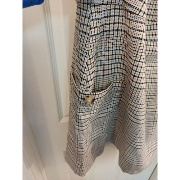 Nwt Women's So Plaid Pink/Black Layering Dress With Pockets Size 9 - Picture 3 of 10